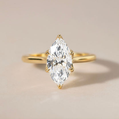 Solitaire-Oval Lab Grown Diamond Engagement Ring