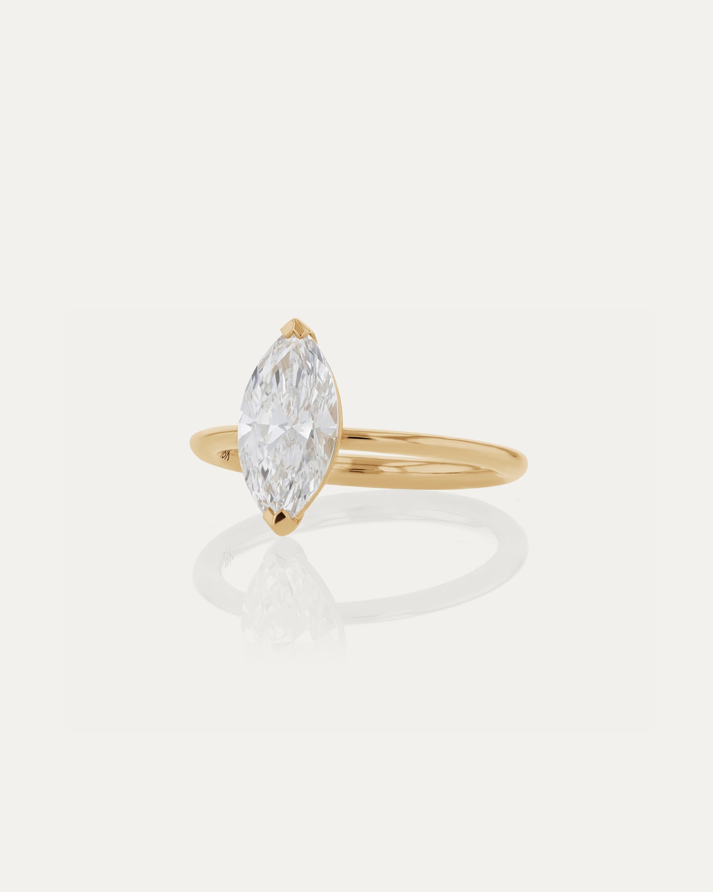 Solitaire-Oval Lab Grown Diamond Engagement Ring