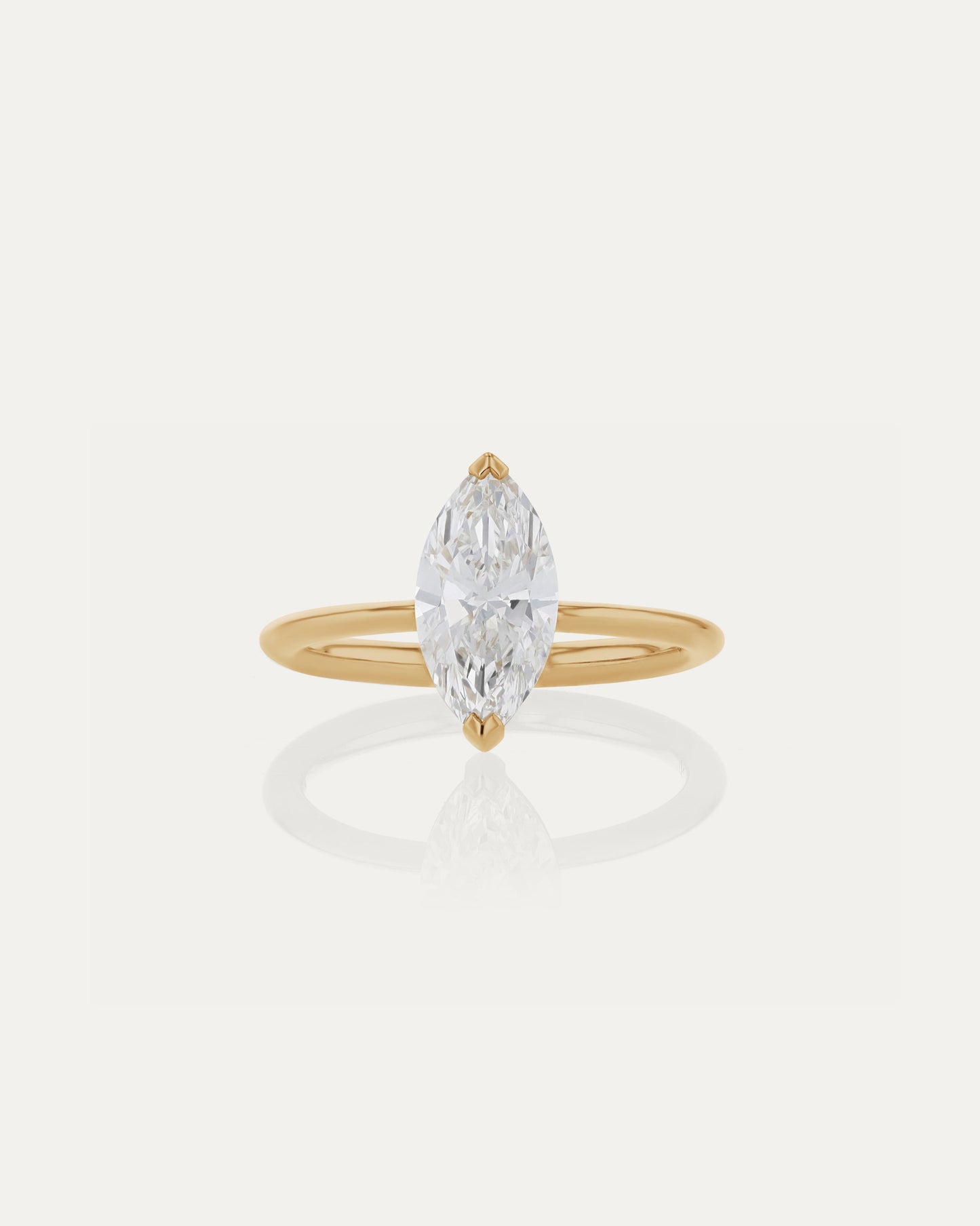 Solitaire-Oval Lab Grown Diamond Engagement Ring