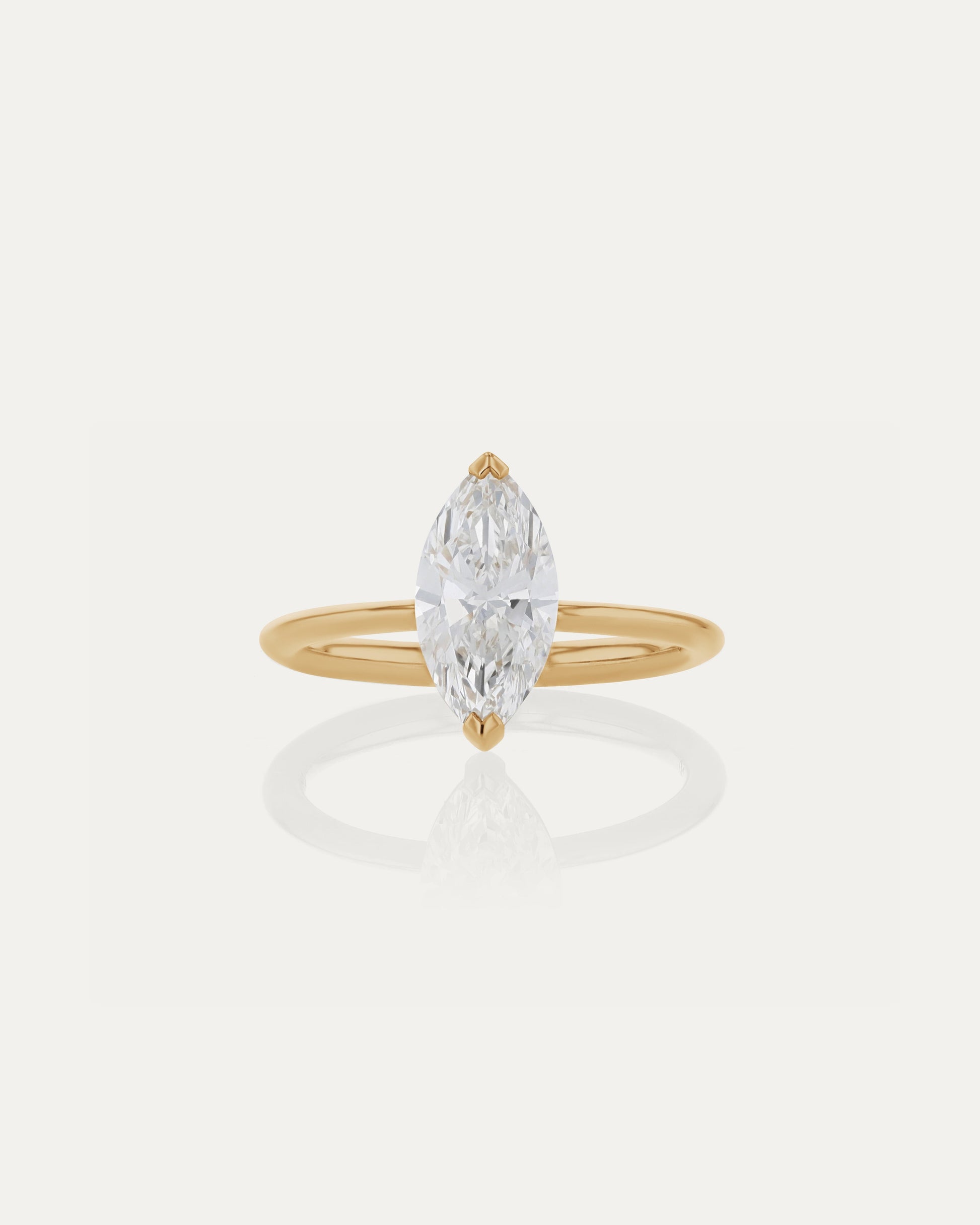 Solitaire-Oval Lab Grown Diamond Engagement Ring
