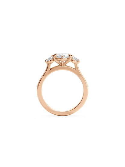 Solitaire-Oval Lab Grown Diamond Engagement Ring
