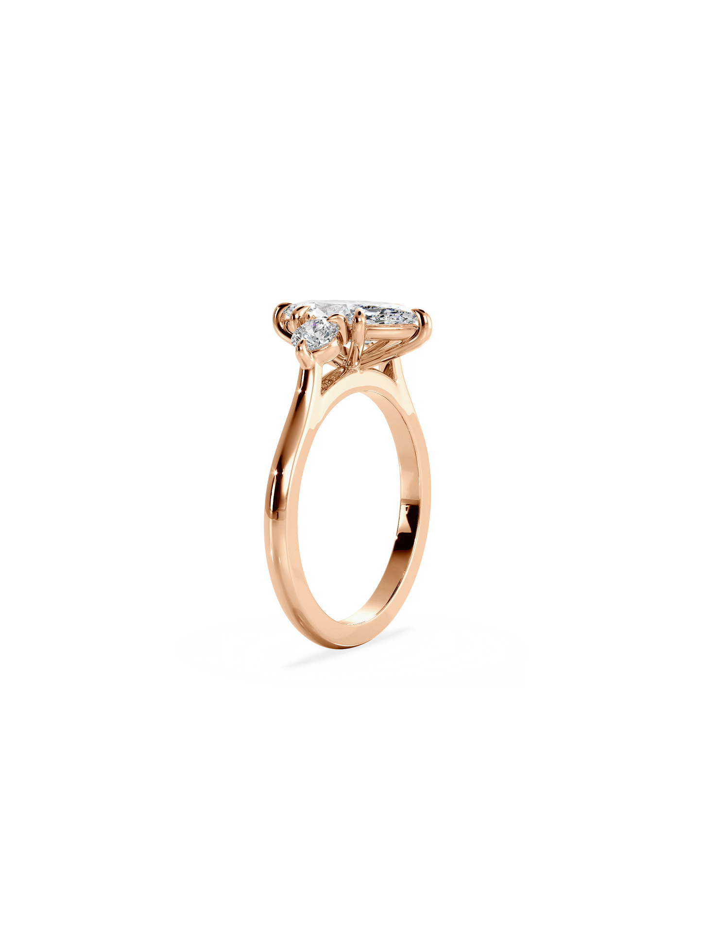 Solitaire-Oval Lab Grown Diamond Engagement Ring