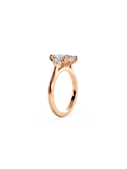 Solitaire-Oval Lab Grown Diamond Engagement Ring