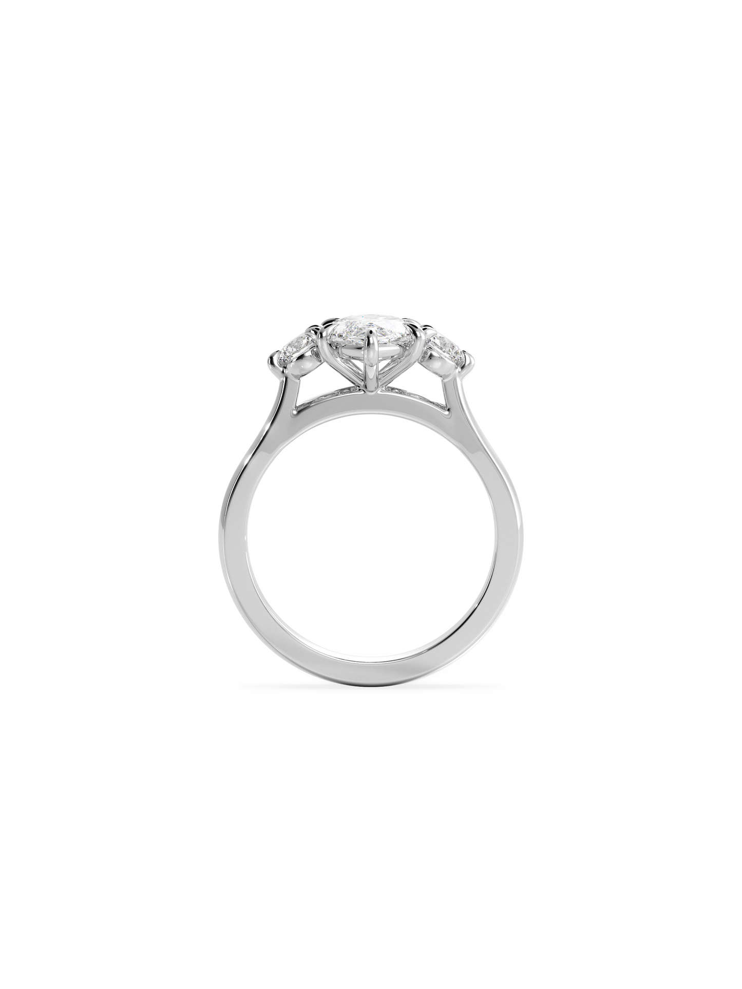 Solitaire-Oval Lab Grown Diamond Engagement Ring