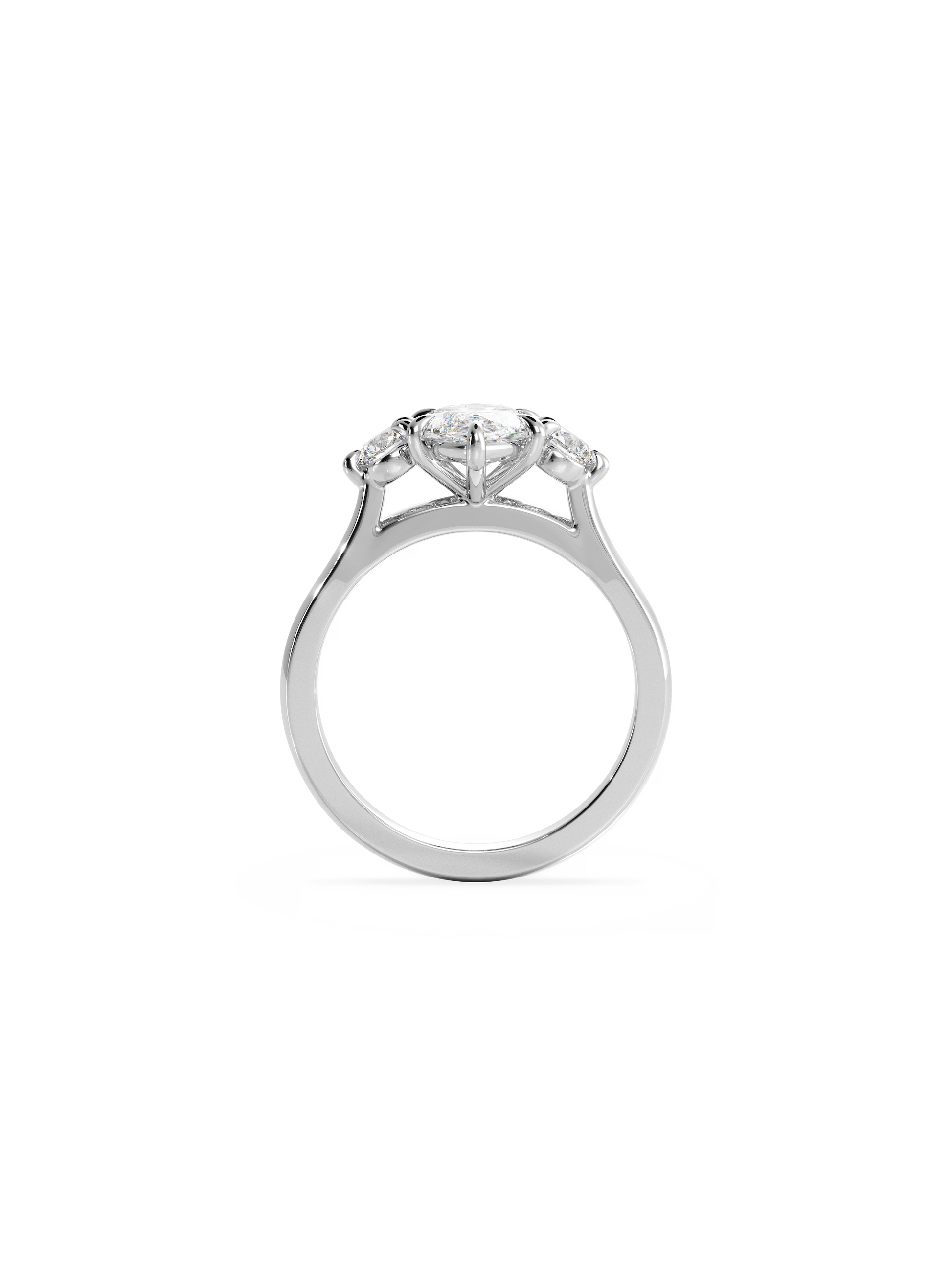 Solitaire-Oval Lab Grown Diamond Engagement Ring