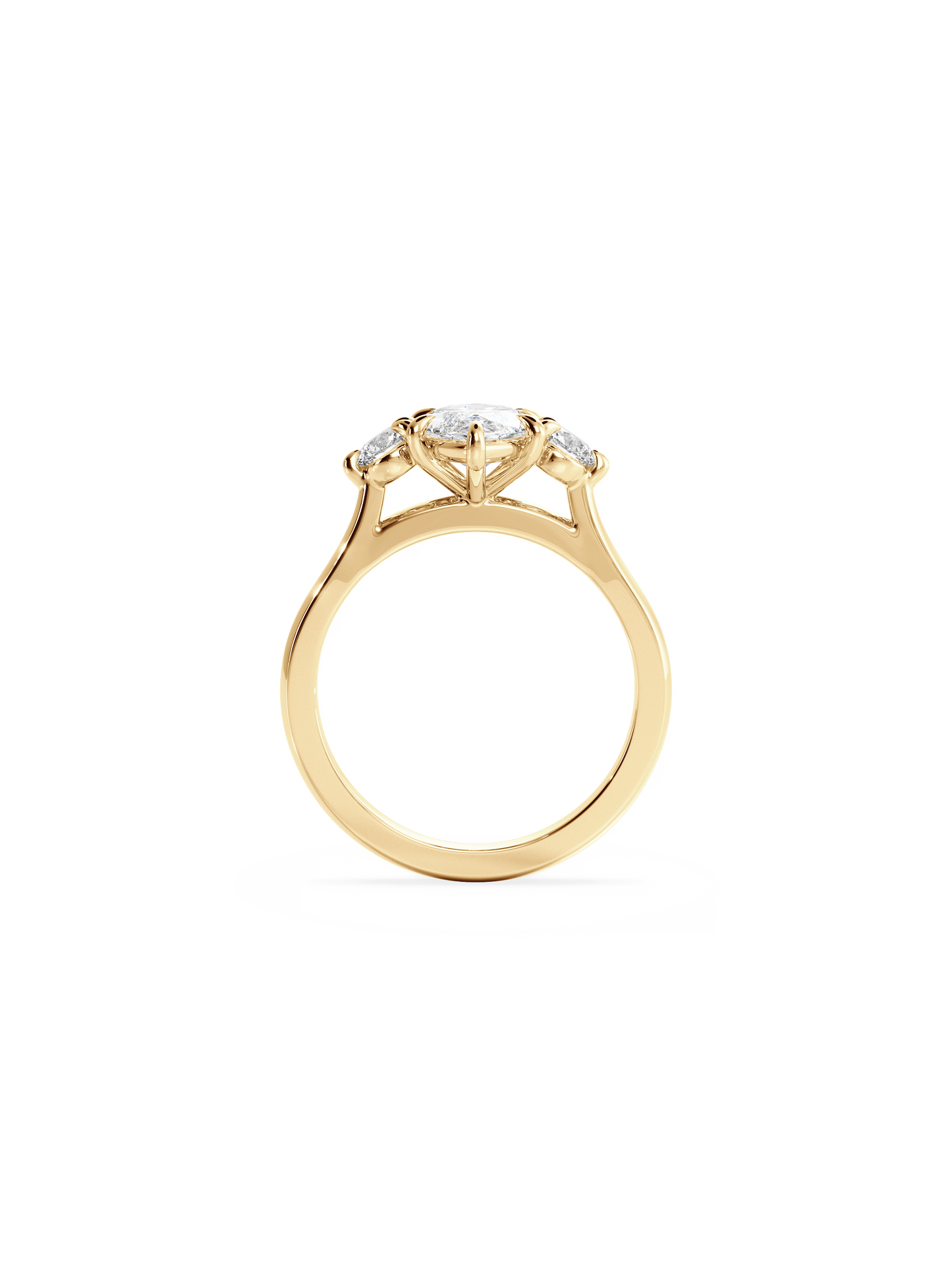 Solitaire-Oval Lab Grown Diamond Engagement Ring