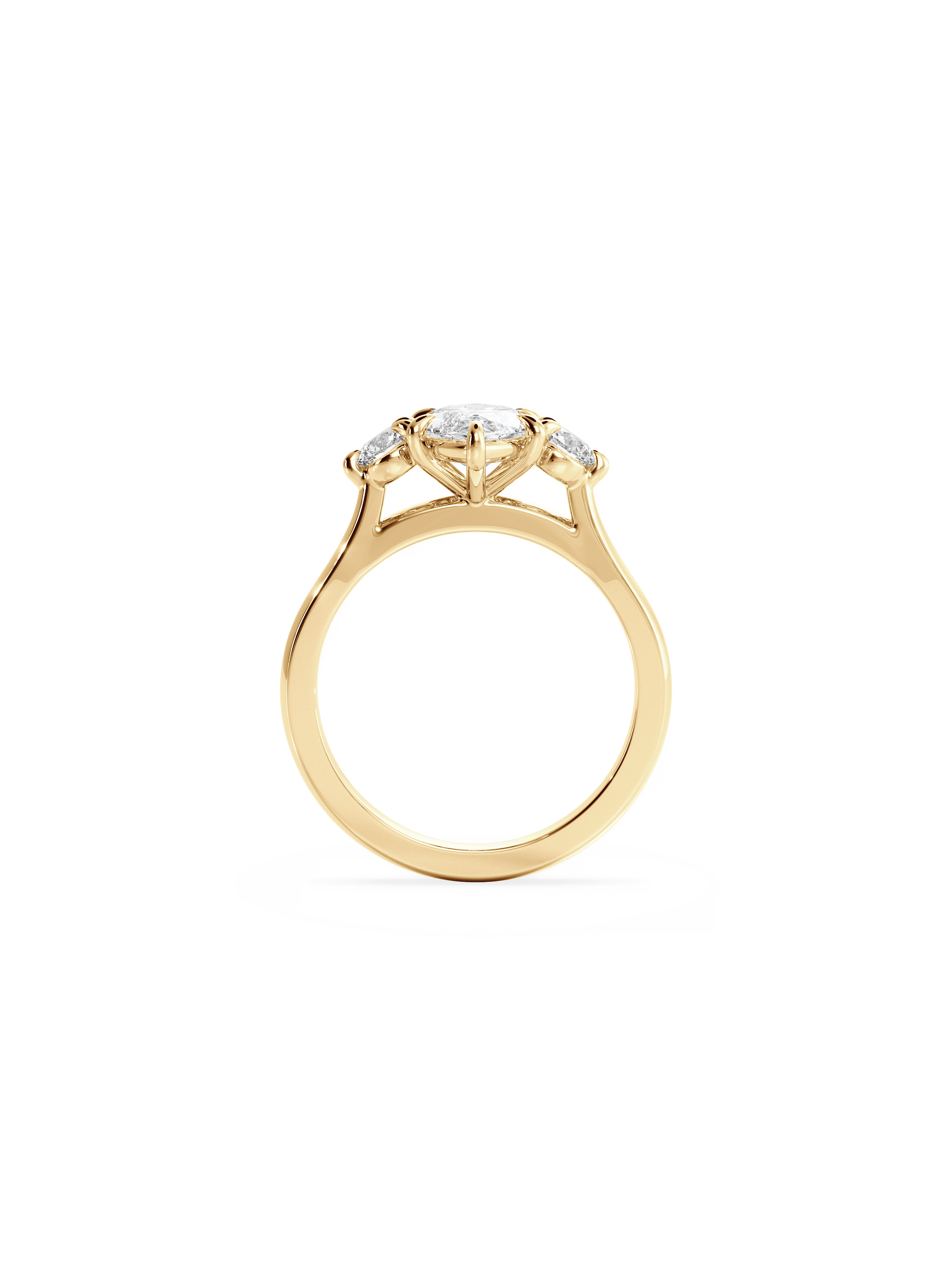 Solitaire-Oval Lab Grown Diamond Engagement Ring