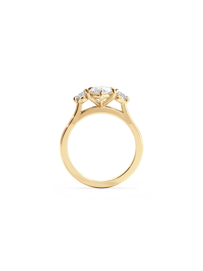 Solitaire-Oval Lab Grown Diamond Engagement Ring