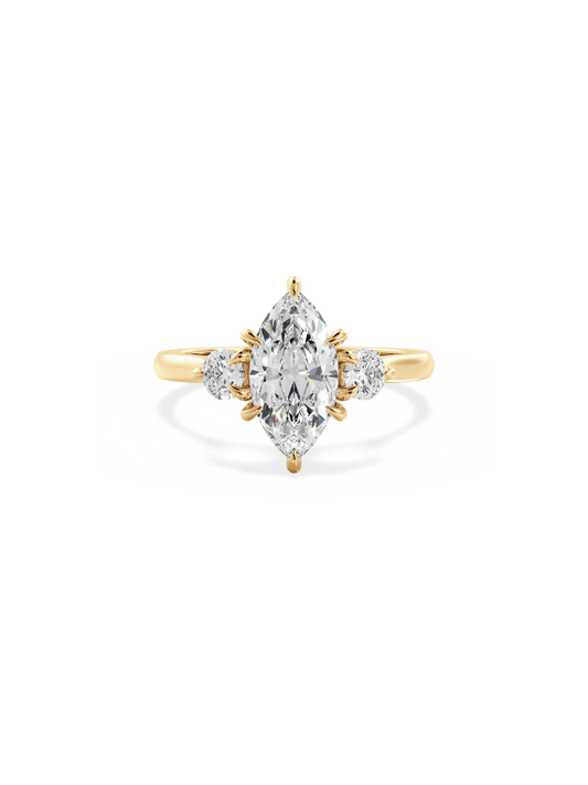 Solitaire-Oval Lab Grown Diamond Engagement Ring