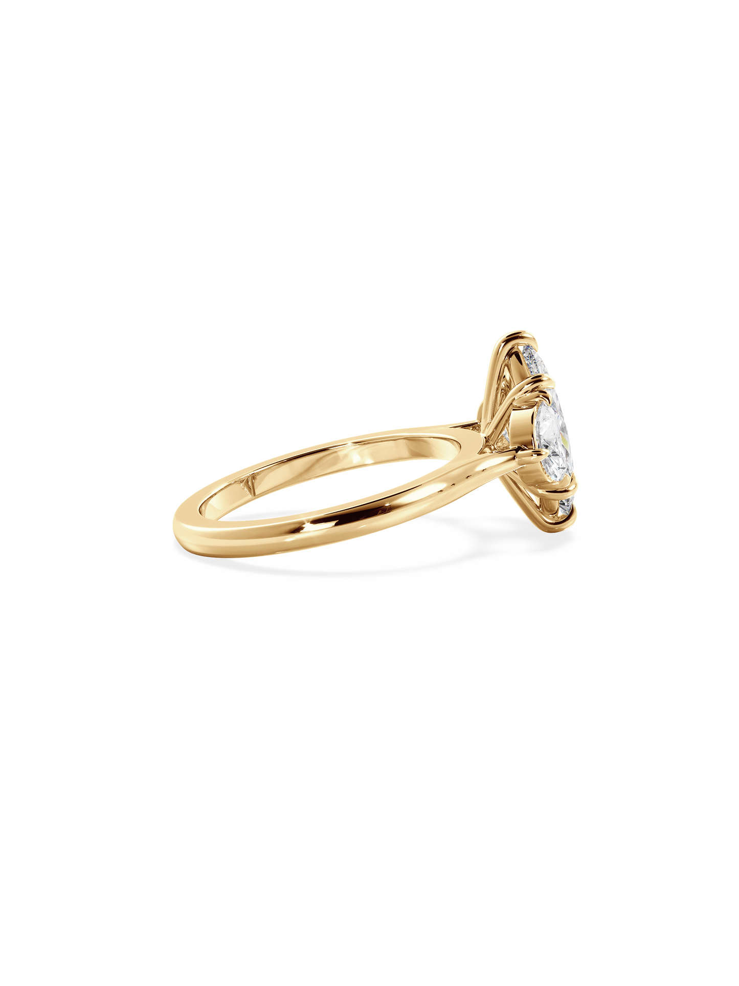 Solitaire-Oval Lab Grown Diamond Engagement Ring