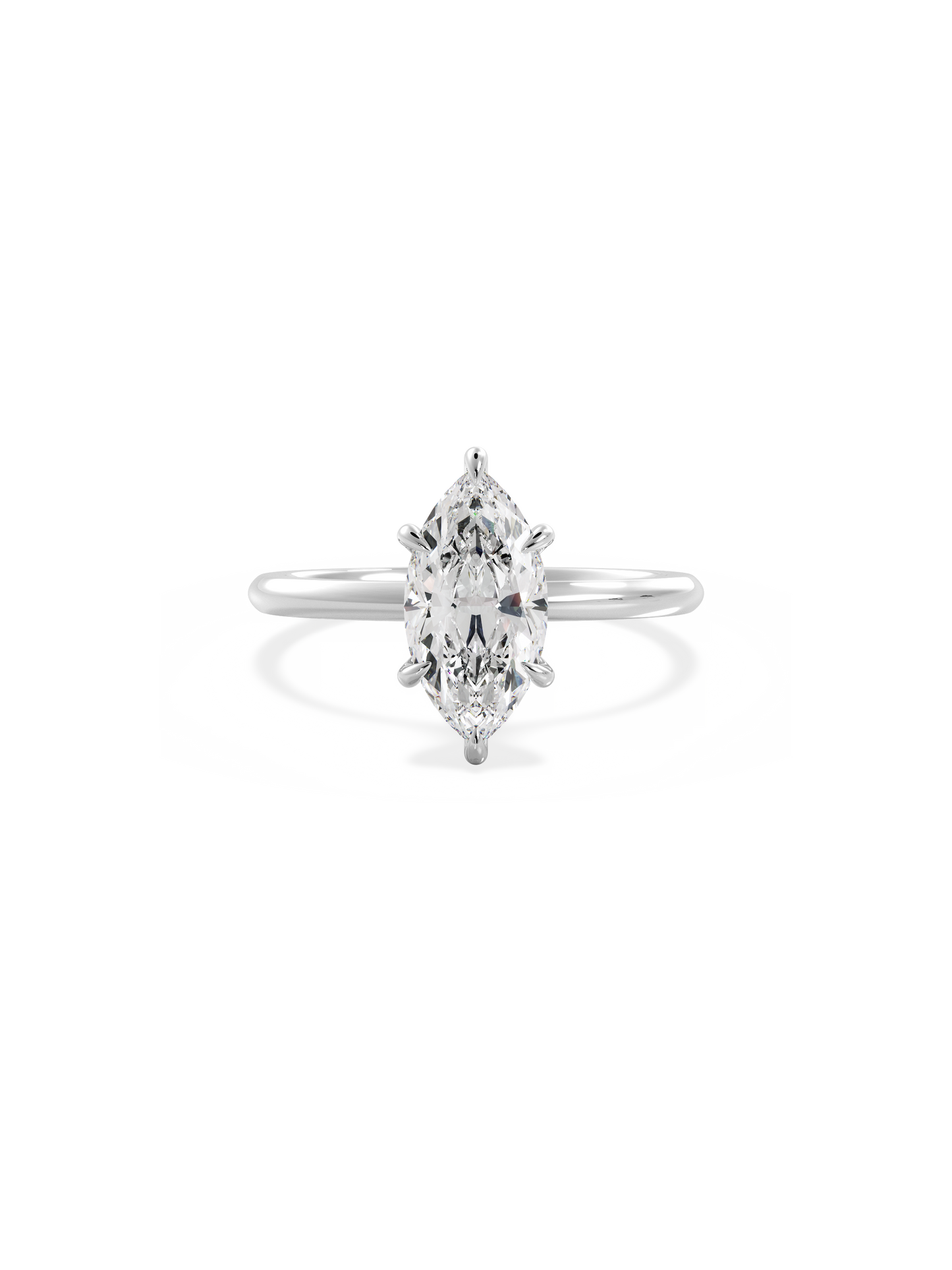 Solitaire-Oval Lab Grown Diamond Engagement Ring