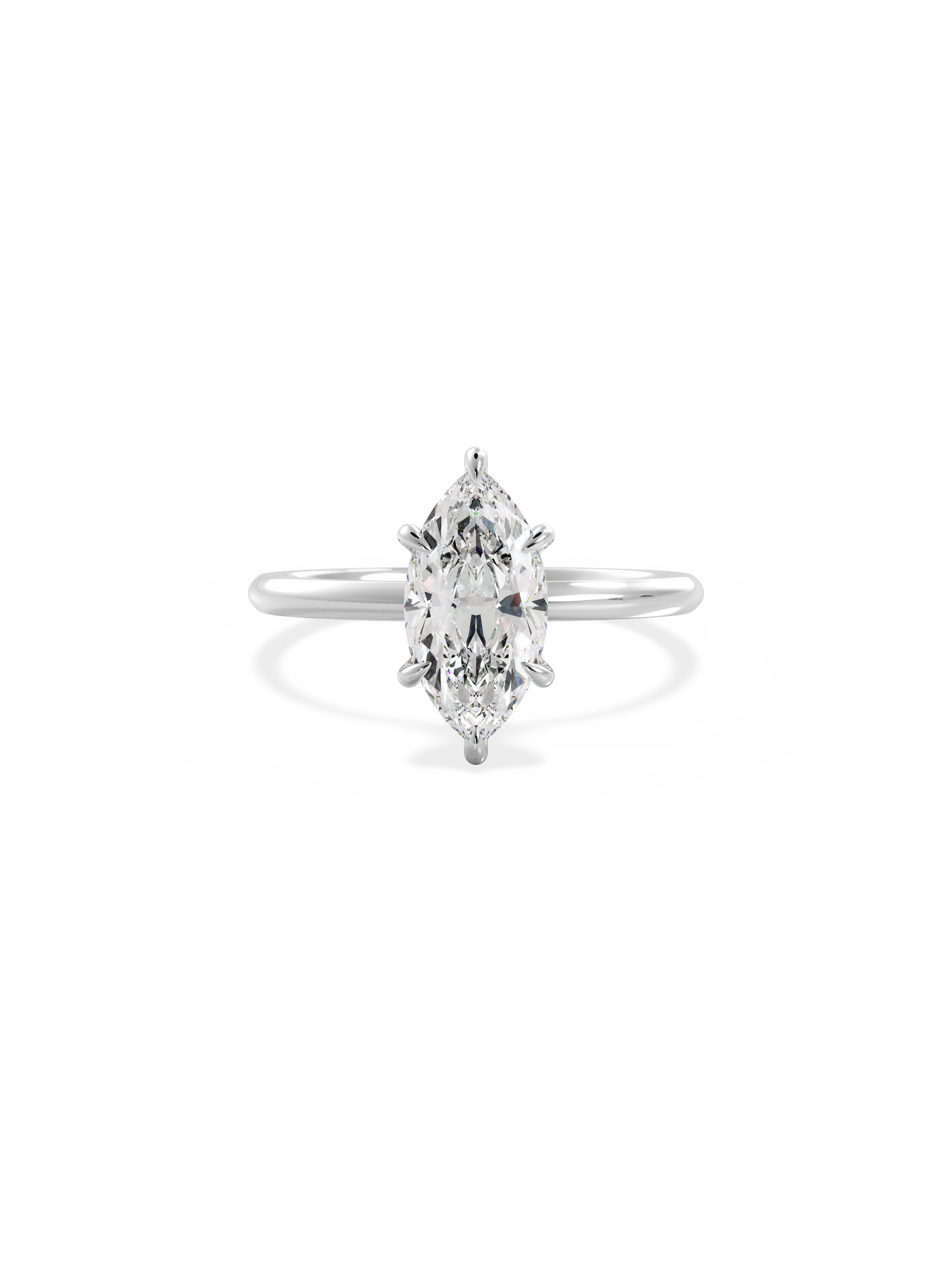 Solitaire-Oval Lab Grown Diamond Engagement Ring