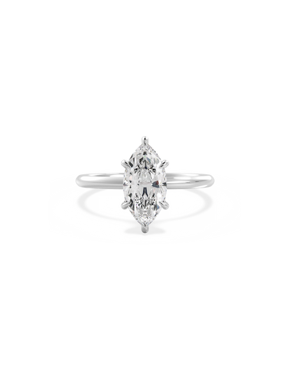 Solitaire-Oval Lab Grown Diamond Engagement Ring