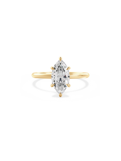 Solitaire-Oval Lab Grown Diamond Engagement Ring