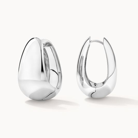 Bold Elegance: Luxe Thick Hoops Earrings