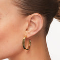 Load image into Gallery viewer, Plain Flat Hoop Earrings
