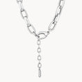 Load image into Gallery viewer, Elegant Silver Paperclip Chain Necklace 3
