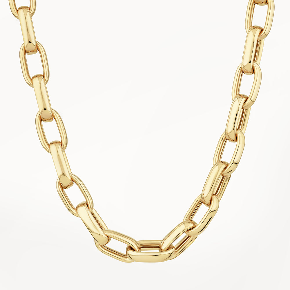 Luxurious Bold Gold Chain Necklace