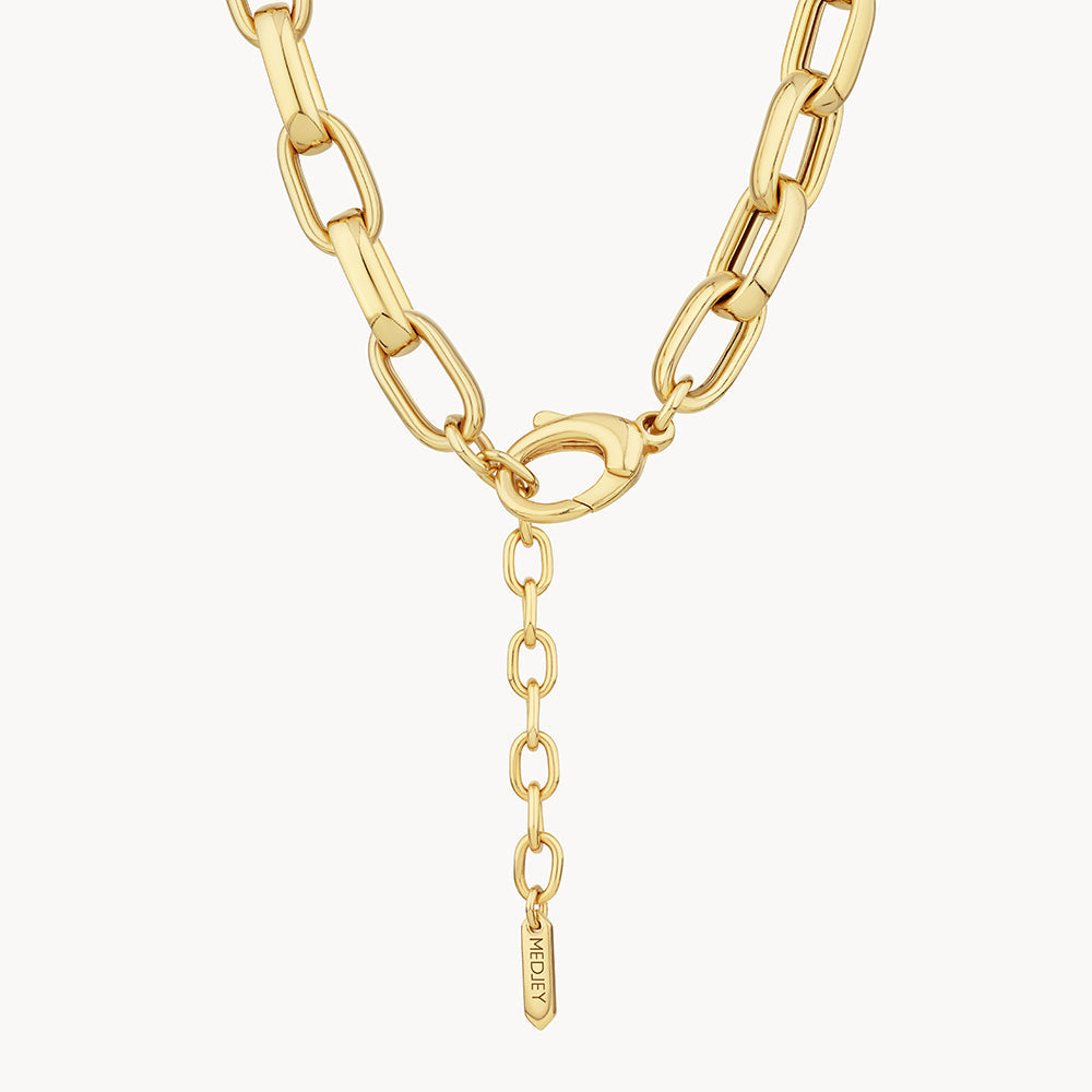 Luxurious Bold Gold Chain Necklace