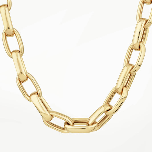 Luxurious Bold Gold Chain Necklace