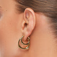 Load image into Gallery viewer, Square Edge Hoops Earrings
