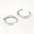 Load image into Gallery viewer, Square Edge Hoop Earrings
