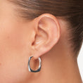 Load image into Gallery viewer, Square Edge Hoop Earrings
