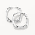 Load image into Gallery viewer, Square Edge Hoop Earrings
