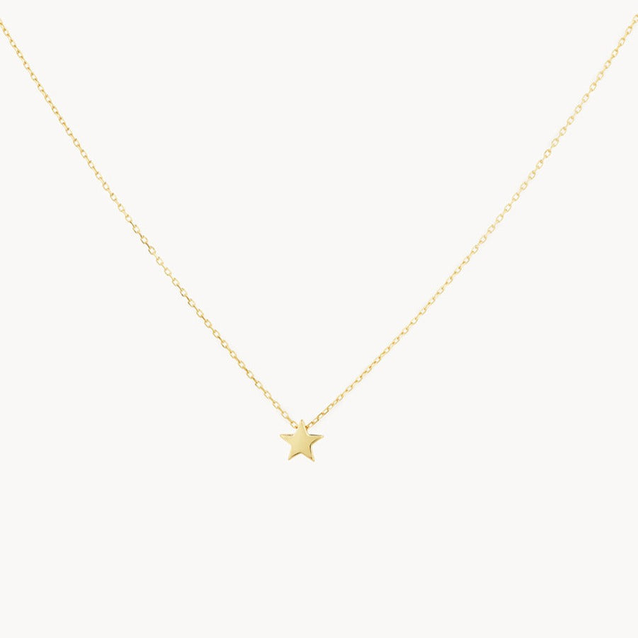 Micro Star Charm Necklace