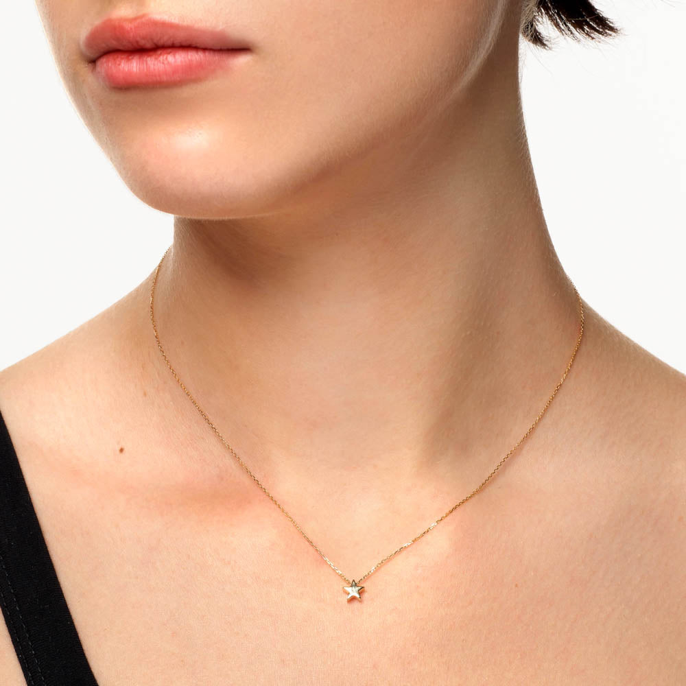 Micro Star Charm Necklace 5