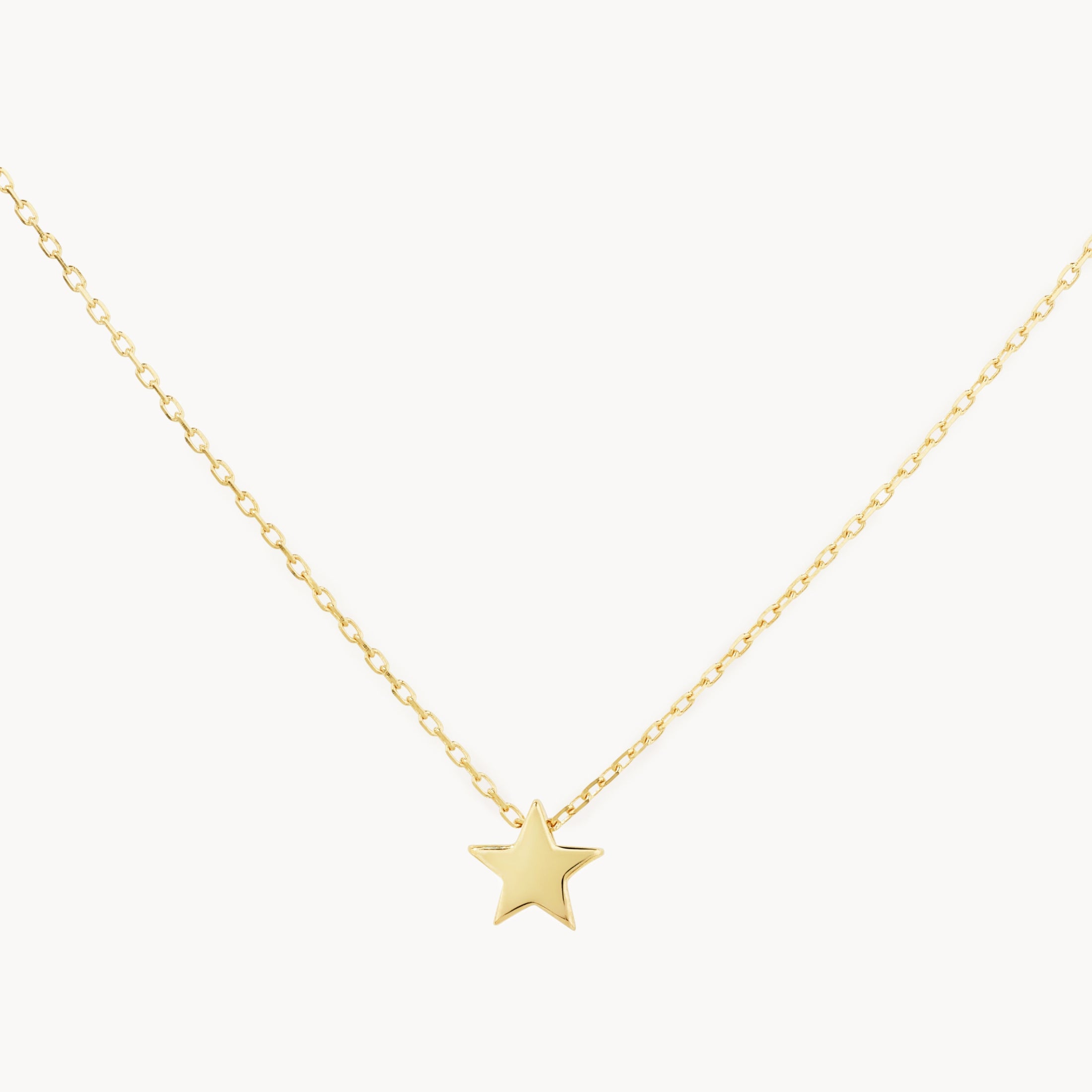 Micro Star Charm Necklace