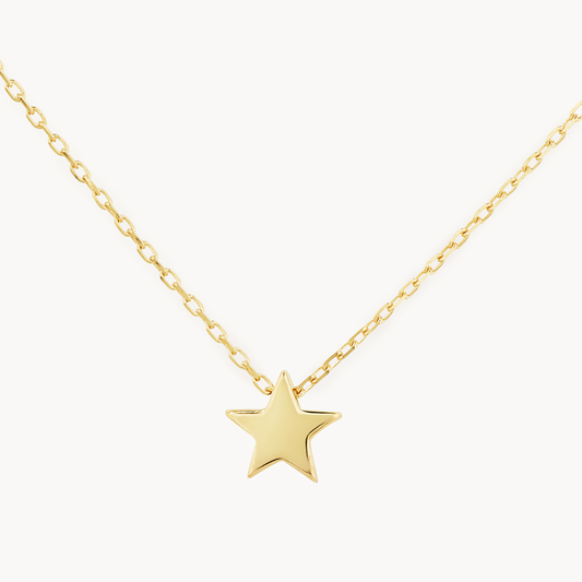 Micro Star Charm Necklace