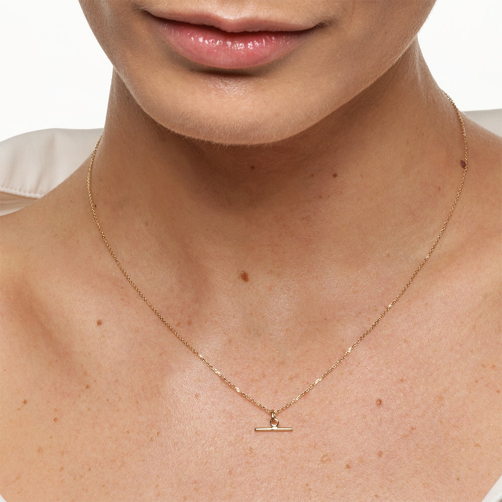 Micro T-Bar Necklace