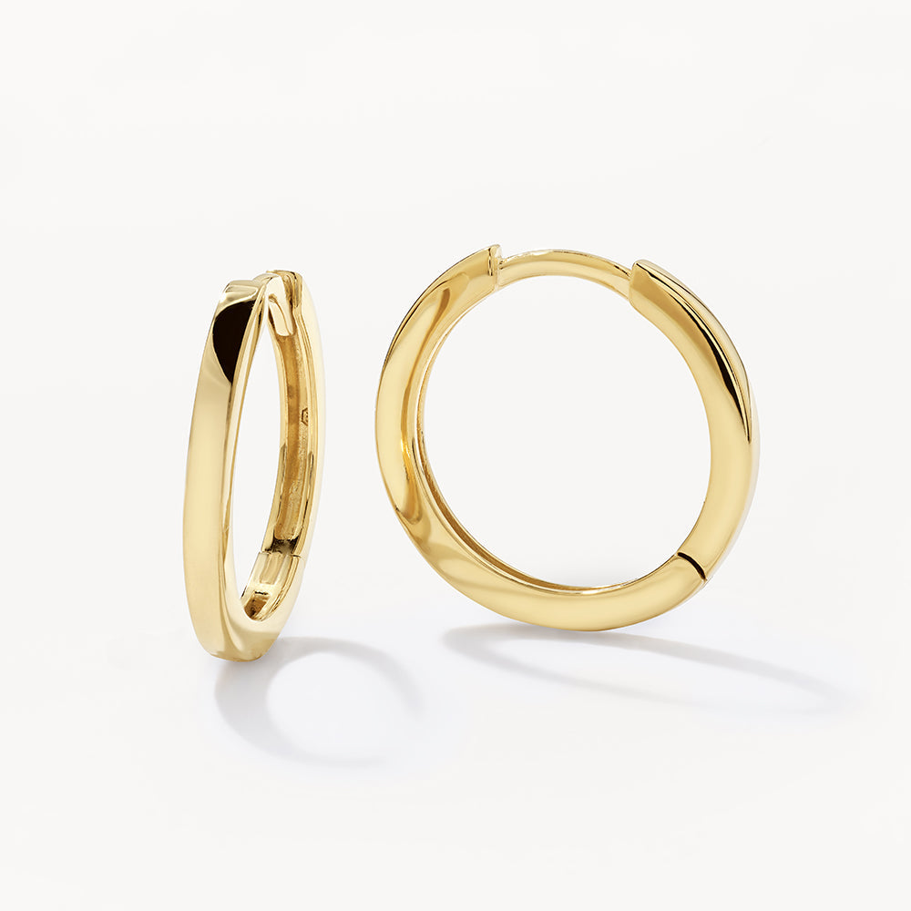 Elegant Gold Hoop Earrings