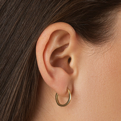 Elegant Gold Hoop Earrings 5
