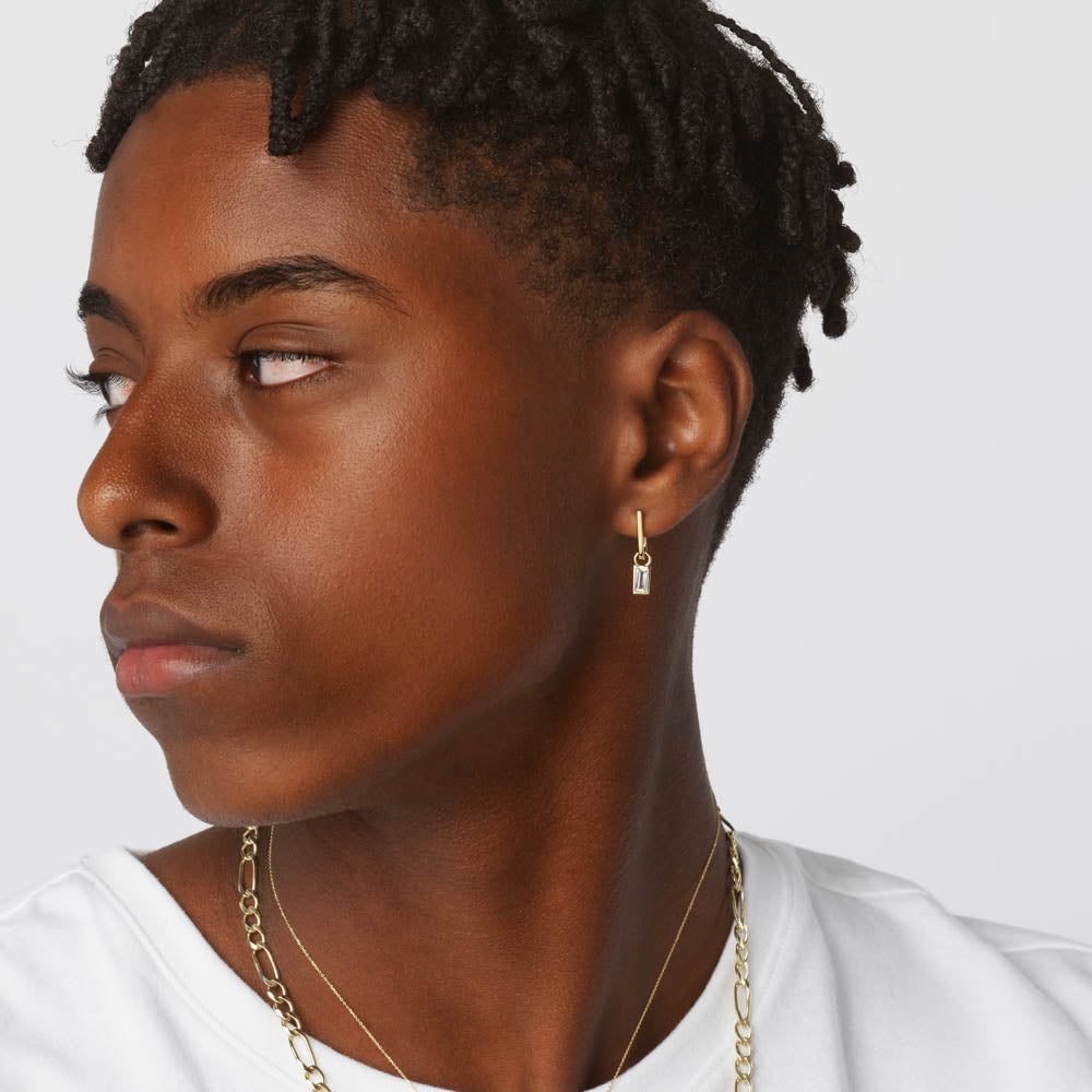 U Shaped Plain Hoop Earrings 5
