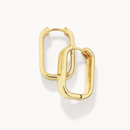 Radiant Gold Luxe Hoop Earrings 5