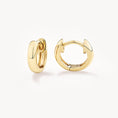 Load image into Gallery viewer, Elegant Gold Mini Huggie Hoops
