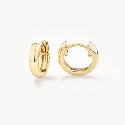 Elegant Gold Mini Huggie Hoops Earrings 4