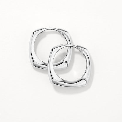 Square Edge Hoops 1