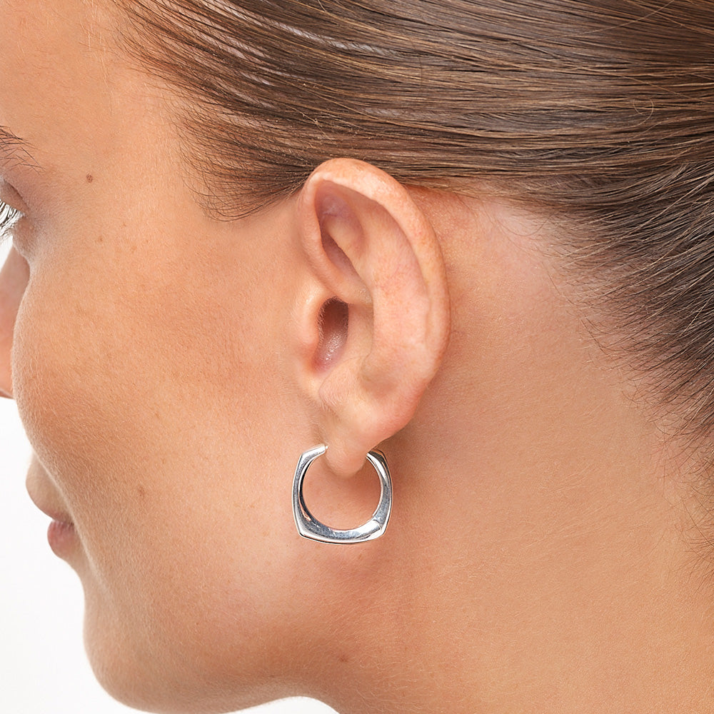 Square Edge Hoops 5