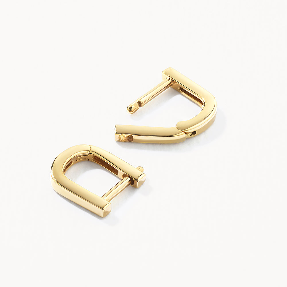 U Shaped Hoop Earrings 8