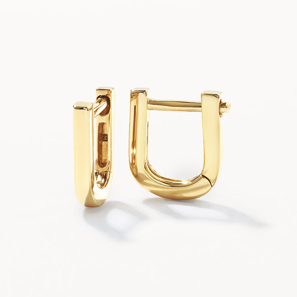 U Shaped Hoop Earrings 10