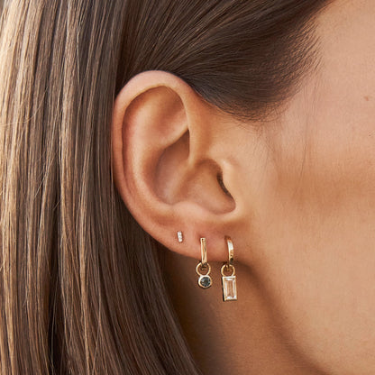 U Shaped Hoop Earrings 2