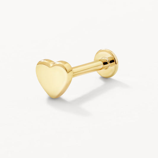 Simple Heart Shaped Stud Earrings