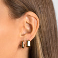 Load image into Gallery viewer, Elegant Gold Rectangular Earrings
