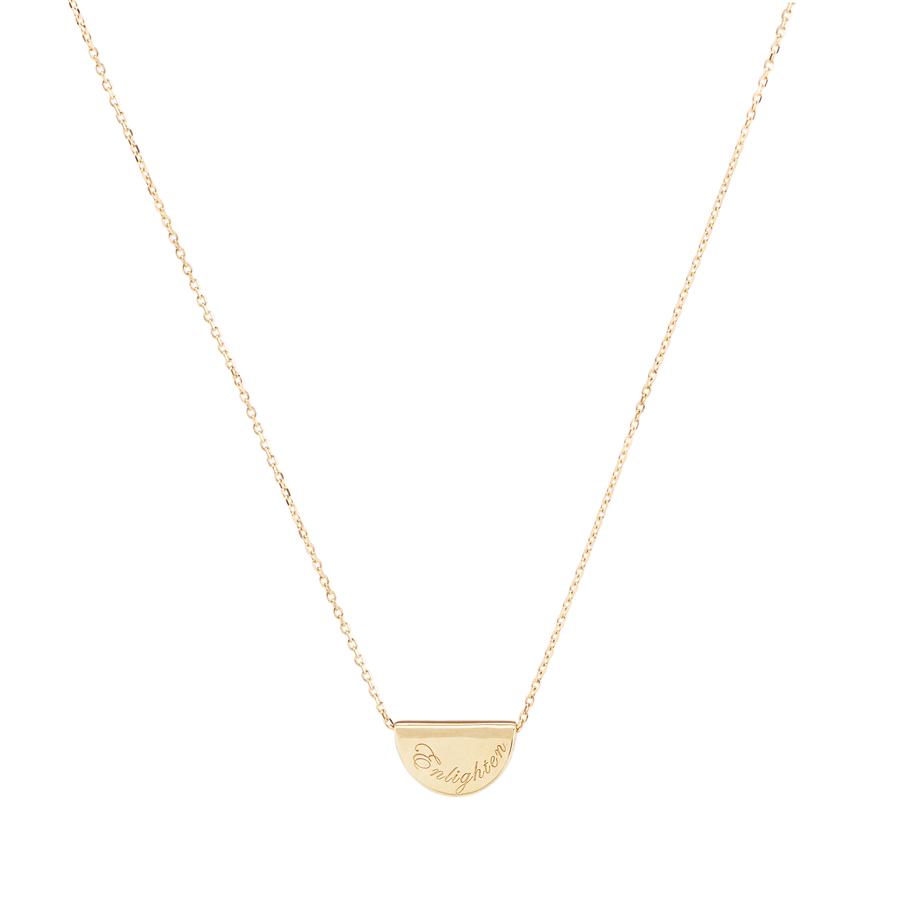 Elegant Gold Lotus Pendant Necklace