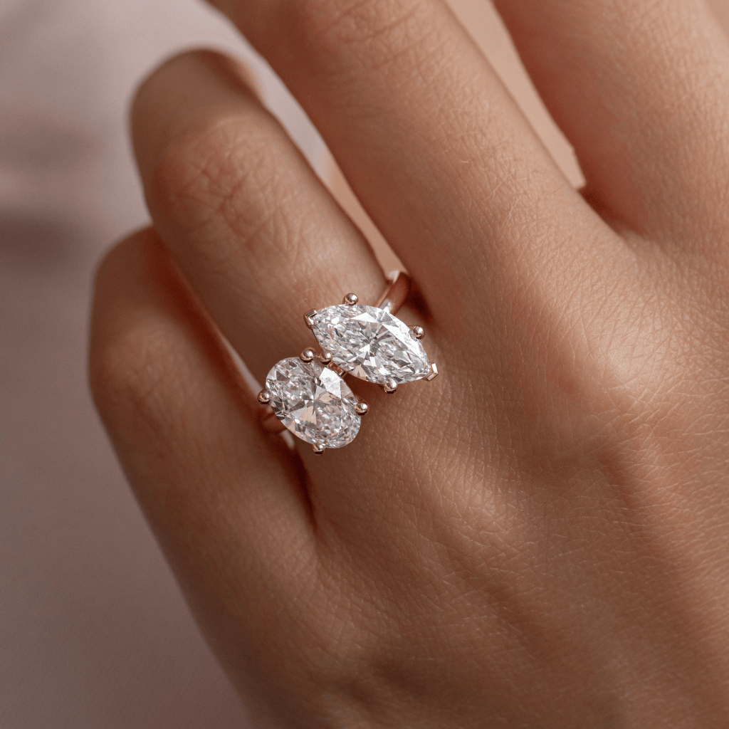 Solitaire-Oval Lab Grown Diamond Engagement Ring