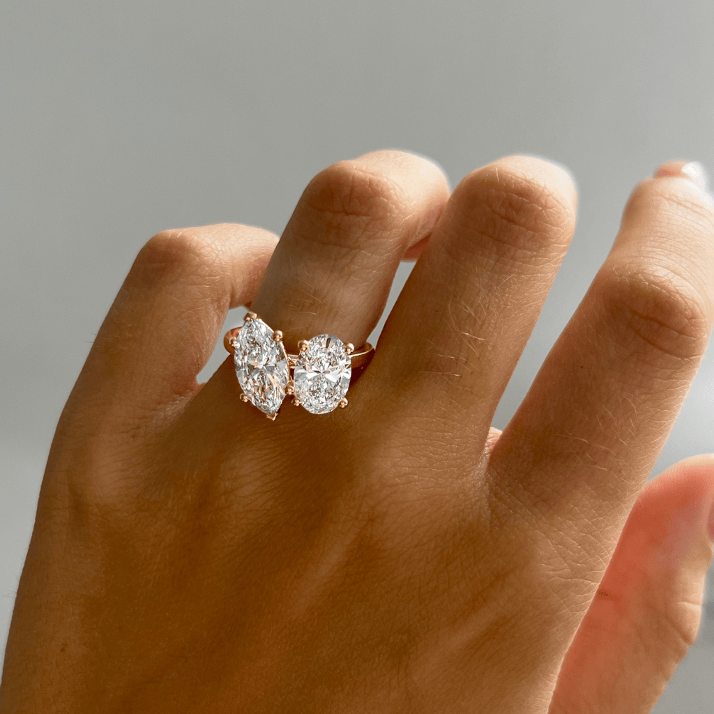 Solitaire-Oval Lab Grown Diamond Engagement Ring