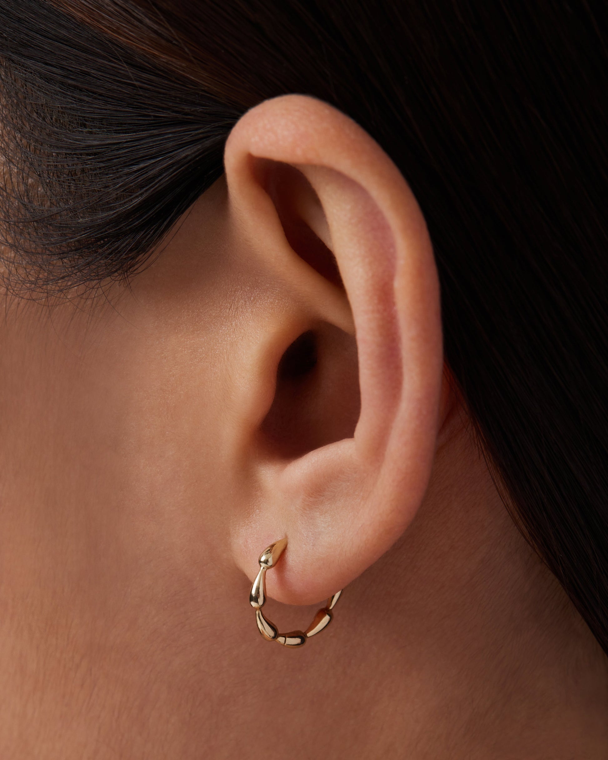Bubble Baleen Hoop Earring 5
